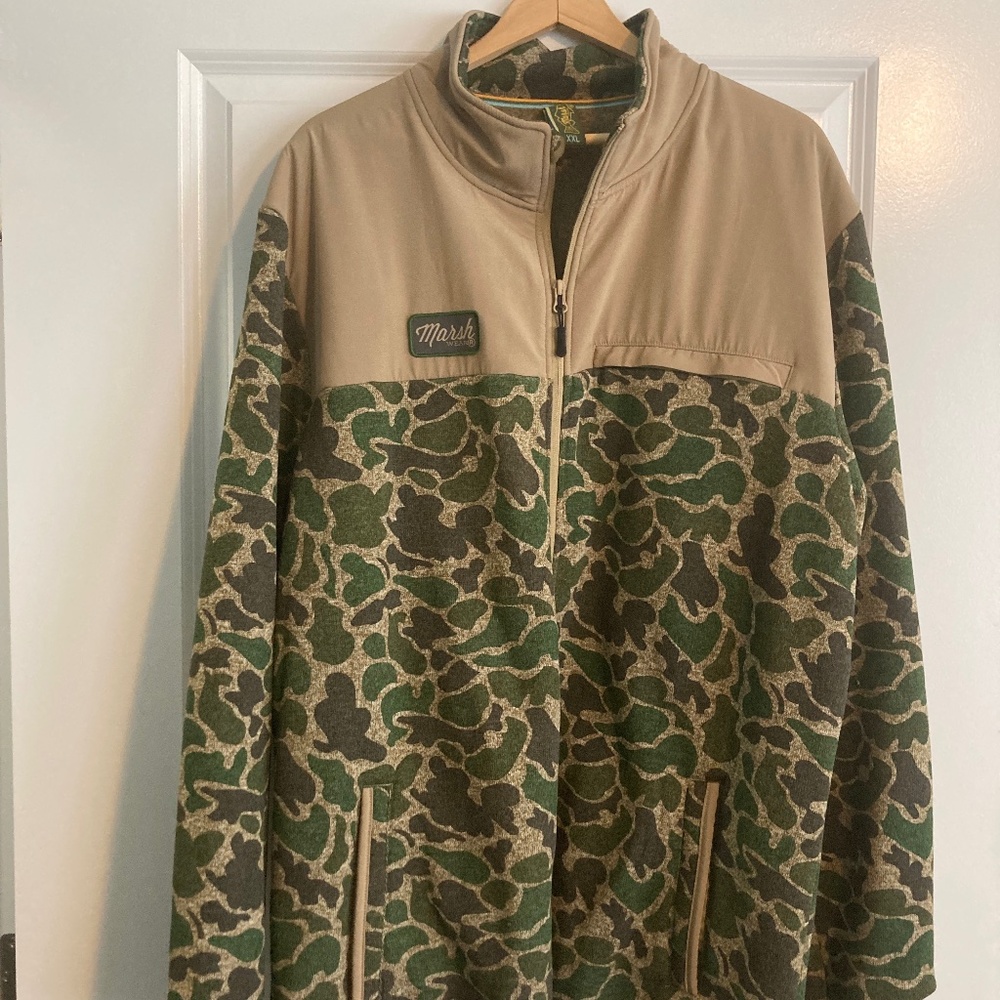 Big Bay LS Fleece Jacket Camo